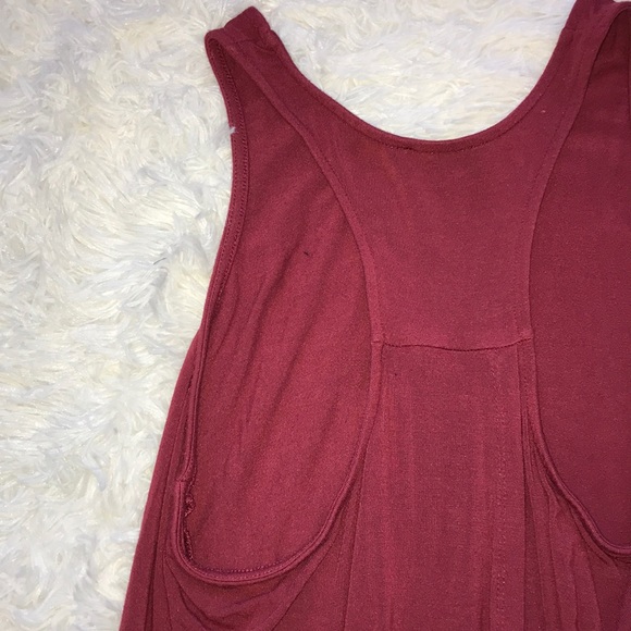 red open back tank top - Picture 2 of 4